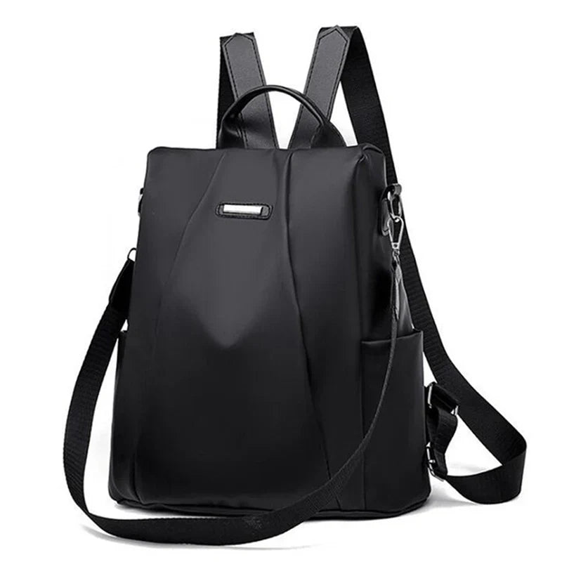 Elegant multifunctional backpack for women with detachable strap