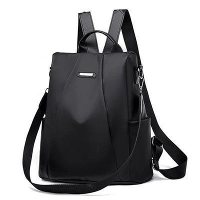 Elegant multifunctional backpack for women with detachable strap