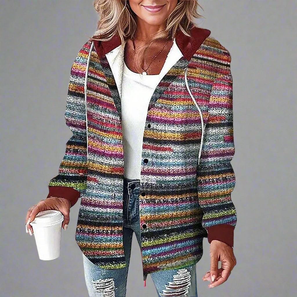 Jemima | Plaid Button-Up Jacket