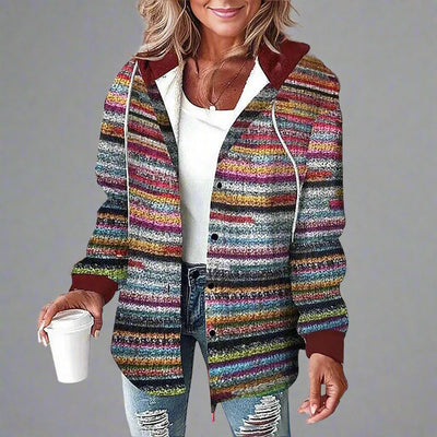 Jemima | Plaid Button-Up Jacket