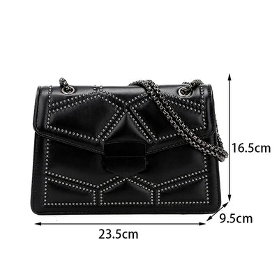 Stylish Crossbody Bag - Fashionable PU Leather