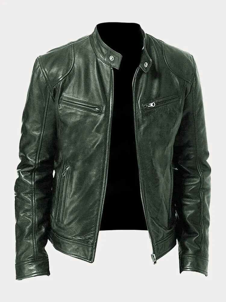 Carlos stylish leather jacket