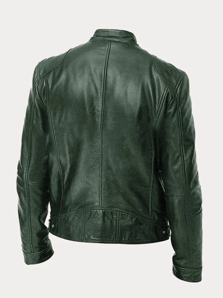 Carlos stylish leather jacket
