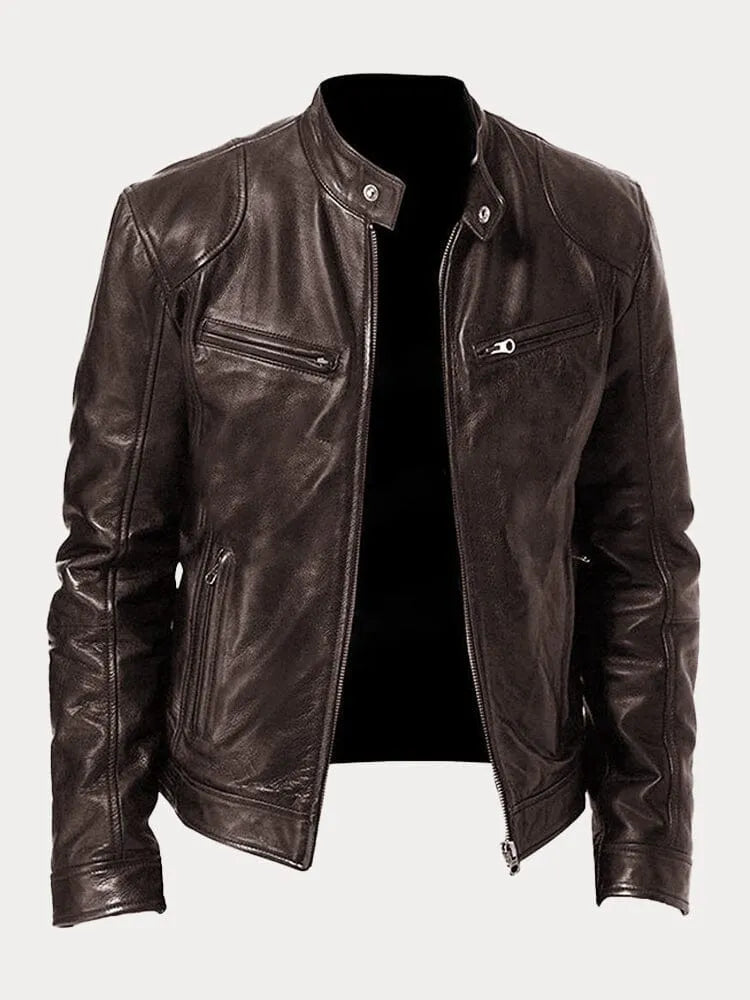 Carlos stylish leather jacket