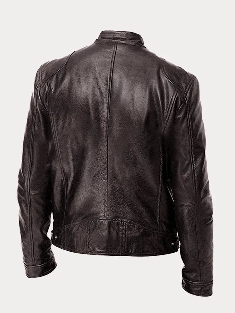 Carlos stylish leather jacket