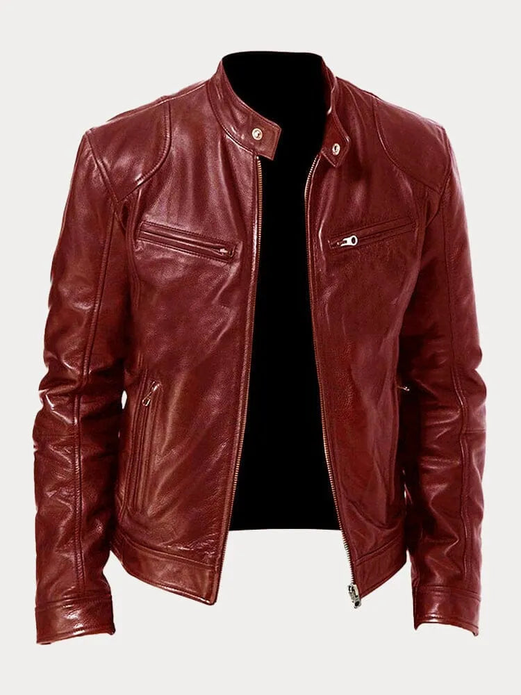 Carlos stylish leather jacket
