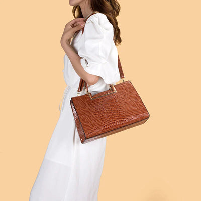 Leather Bag and Wallet Set