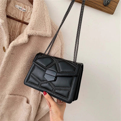 Stylish Crossbody Bag - Fashionable PU Leather
