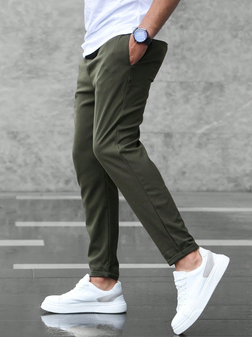Aurevo | Modern Stretch Pants for Men