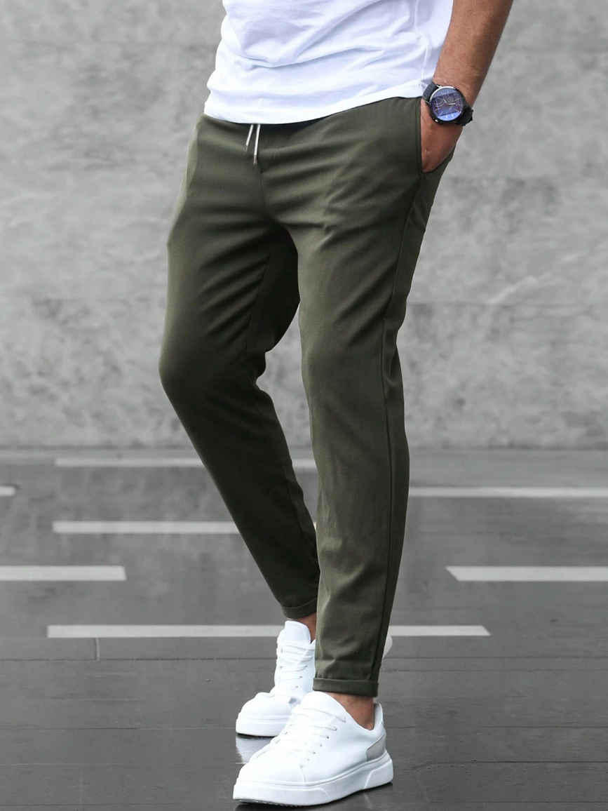 Aurevo | Modern Stretch Pants for Men