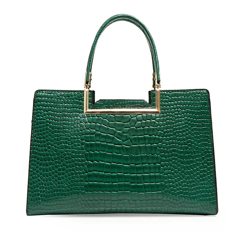 Leather Bag and Wallet Set