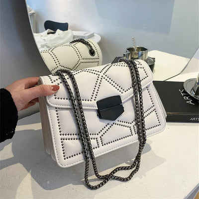 Stylish Crossbody Bag - Fashionable PU Leather