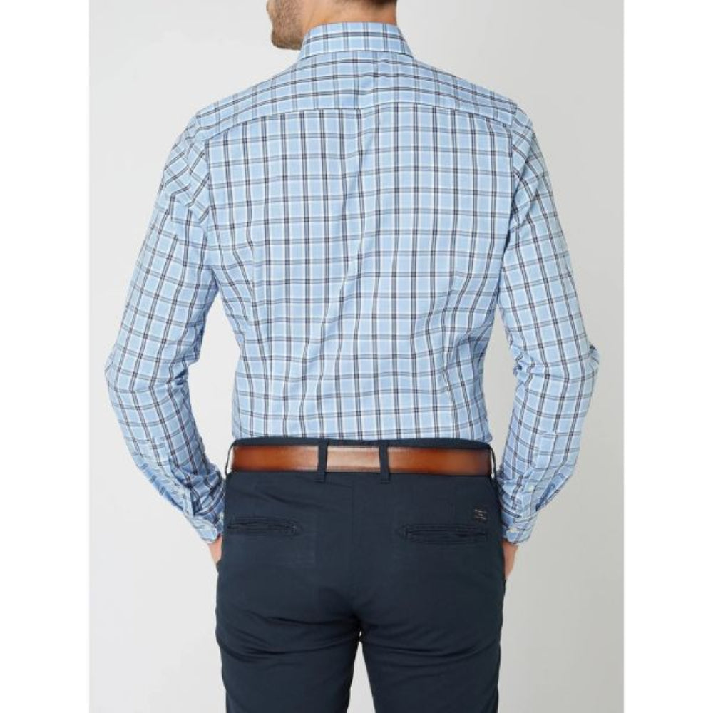 Lars | Elegant Checkered Long-Sleeve Shirt for Men