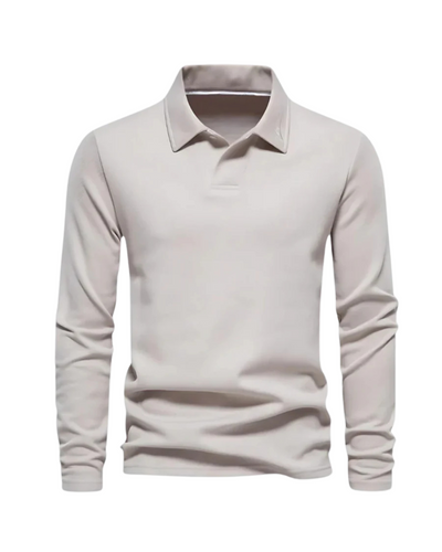Raf | Long-Sleeve Polo Sweater