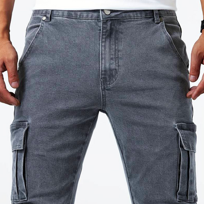 Aurevo | Stretch Cargo Jeans