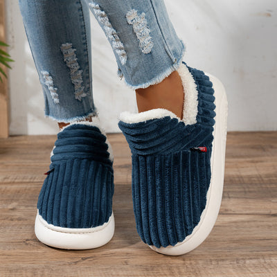 The Cozy Step plush slippers