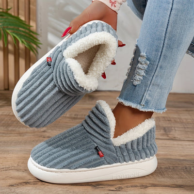 The Cozy Step plush slippers