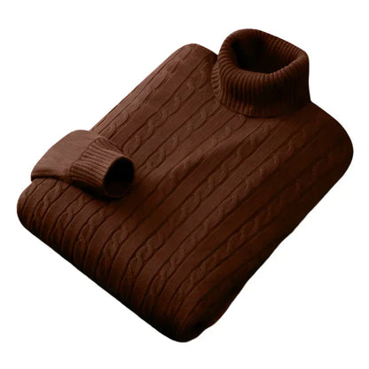 Niels | Cable-Knit Turtleneck Sweater