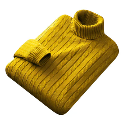 Niels | Cable-Knit Turtleneck Sweater