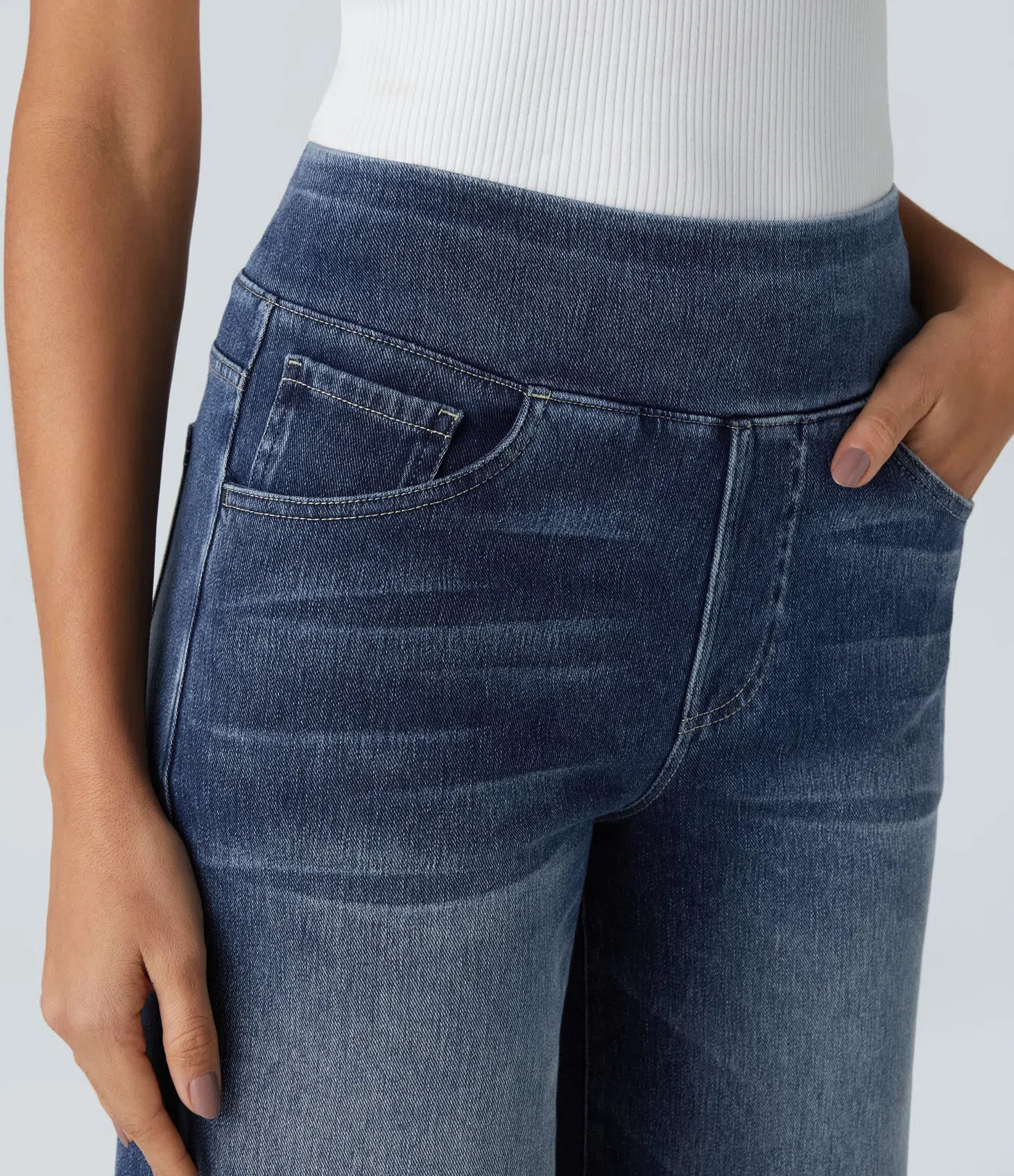Eva Comfortable & Stretchy High-Waisted Pants