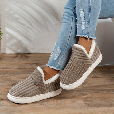 The Cozy Step plush slippers
