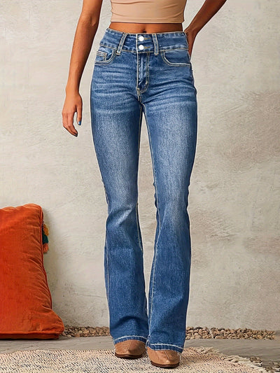Marielle | Trendy High‑Waisted Flared Jeans