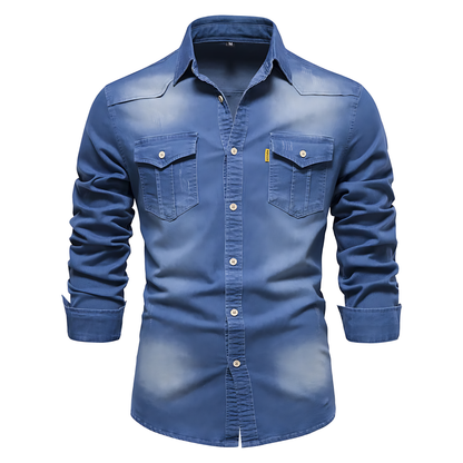 Avantea | Classic Denim Button‑Down